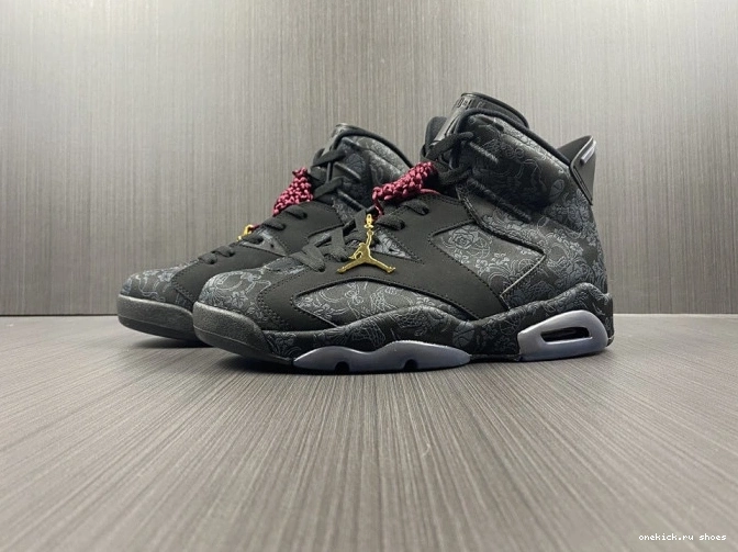 DB9818-001 6 Black Retro Jordan SD (W) Triple 0524